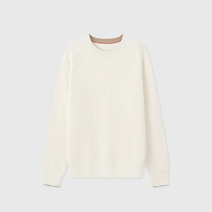 brunello cucinelli gradient english rib knit sweater